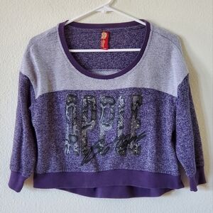 Apple Bottoms- Cropped Top - 3/4 Sleeve